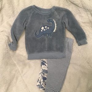 Blue 3 Piece Dinosaur Set 24 Months